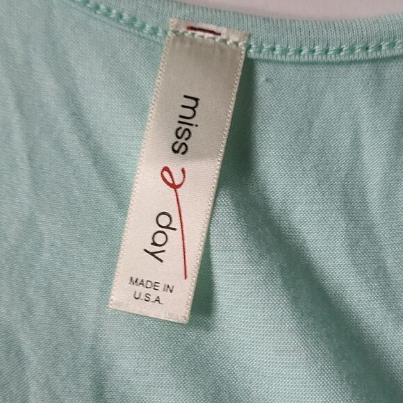 Miss 2 Day Ruffled Mint Shirt - Picture 5 of 6